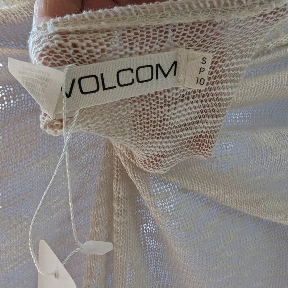 #252 Volcom Sweater - Ivory Color - Small - Picture 6 of 6